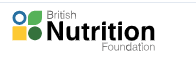 white box with British Nutrition foundation written in black 