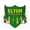 logo consisting of Elton primary school in yellow on a green shield 