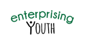 text logo comprising of 'enterprising' in green and 'youth' in black on white background