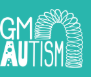 text logo of GM Autism in white on green background