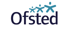 text logo for Ofsted in black on white background