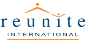 text logo comprising of wording in blue on white background