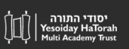 Yesoiday school logo consisting of school motto in white on black background