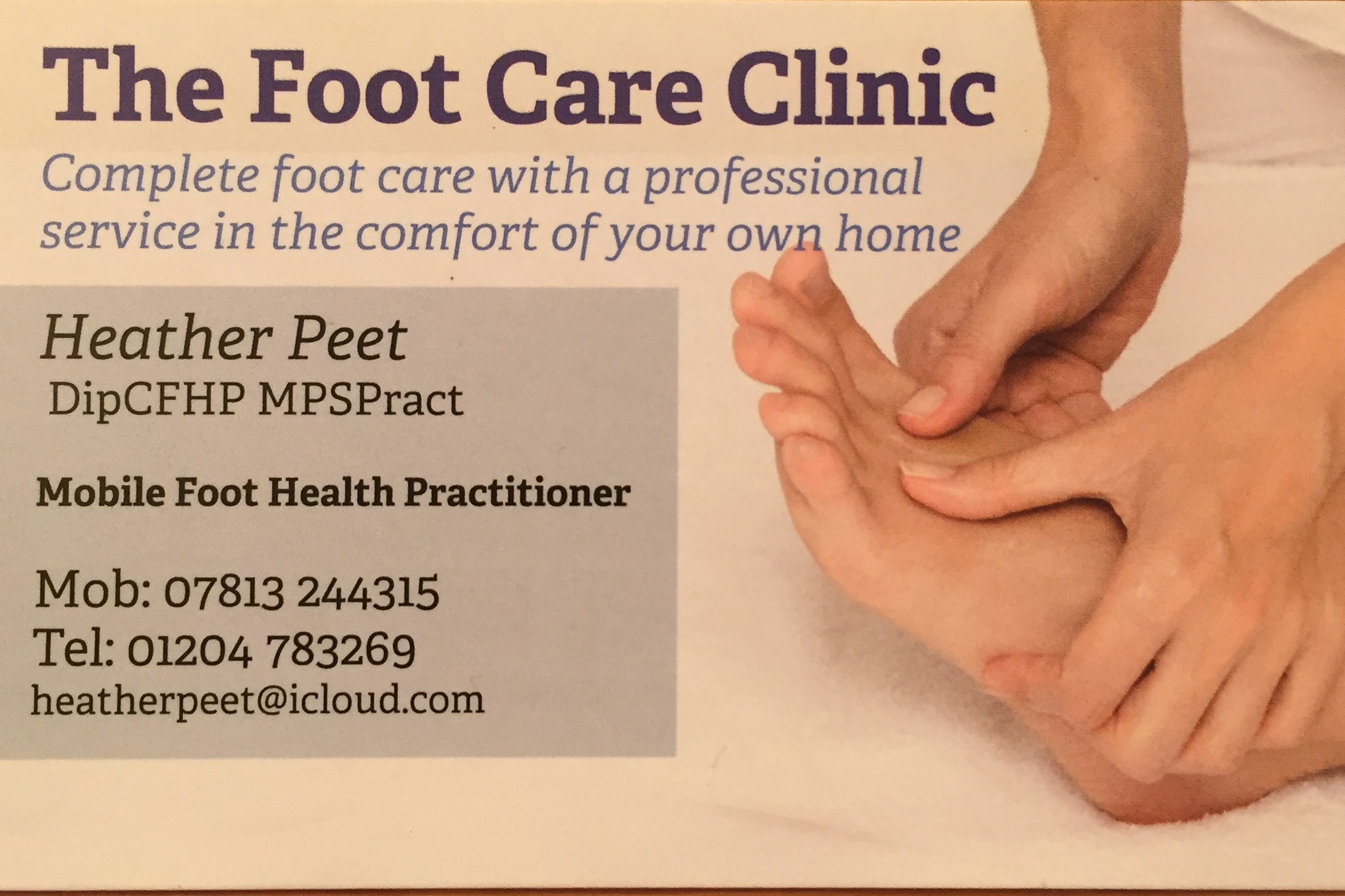 The Foot Care Clinic The Bury Directory